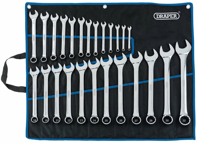 Draper Draper 97918 Combination Spanner Set (25 Piece) Dr-97918