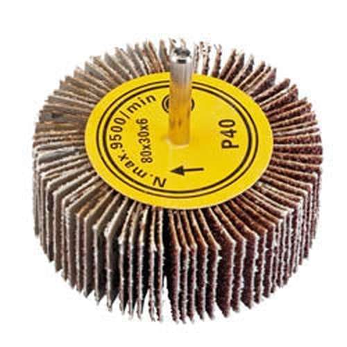 Draper Draper Abrasive Flap Wheel, 80 X 30Mm, 40 Grit Dr-76485