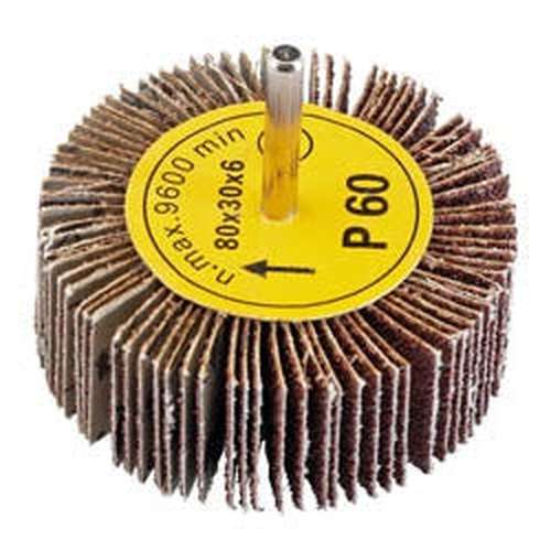 Draper Draper Abrasive Flap Wheel, 80 X 30Mm, 60 Grit Dr-76468