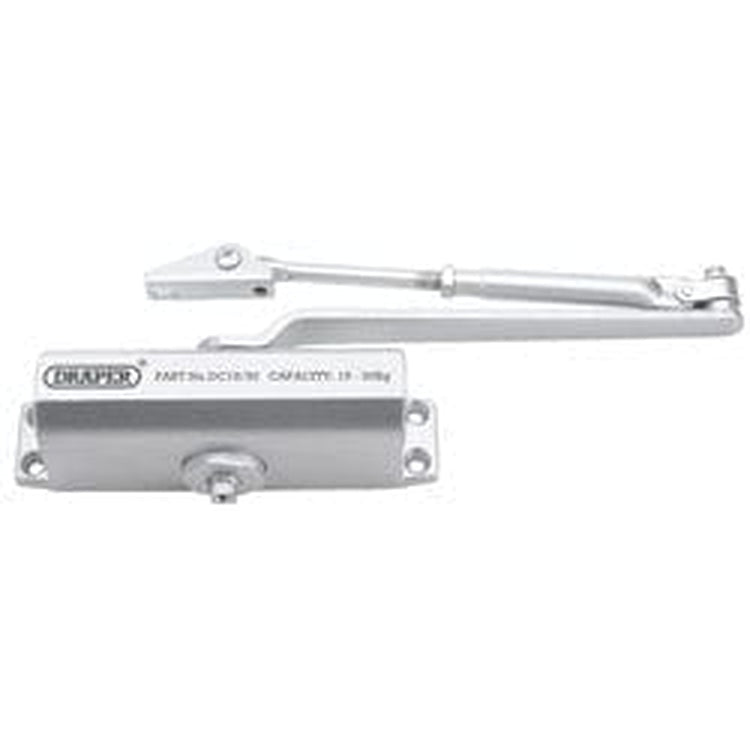 Draper Draper Adjustable Automatic Door Closer For Doors Between 15Kg And 30Kg Dr-62894