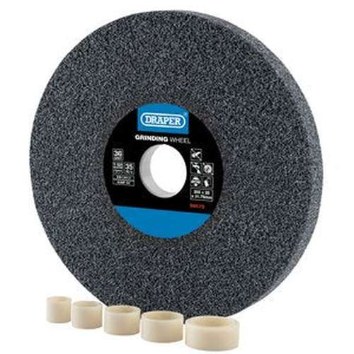 Draper Draper Aluminium Oxide Bench Grinding Wheel, 200 X 25Mm, 36G Dr-99570