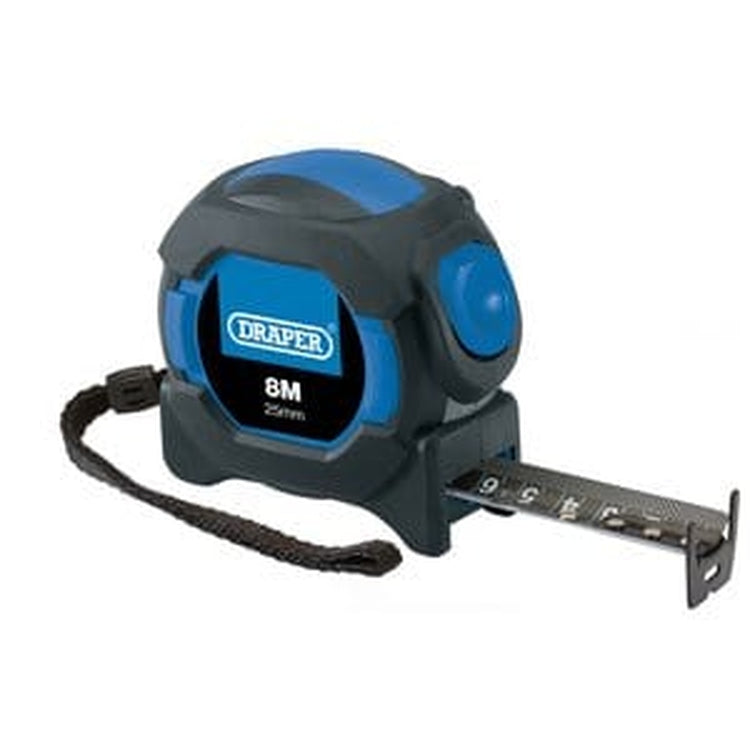 Draper Draper Auto Lock Measuring Tape, 8M/26Ft, 25Mm Dr-04771