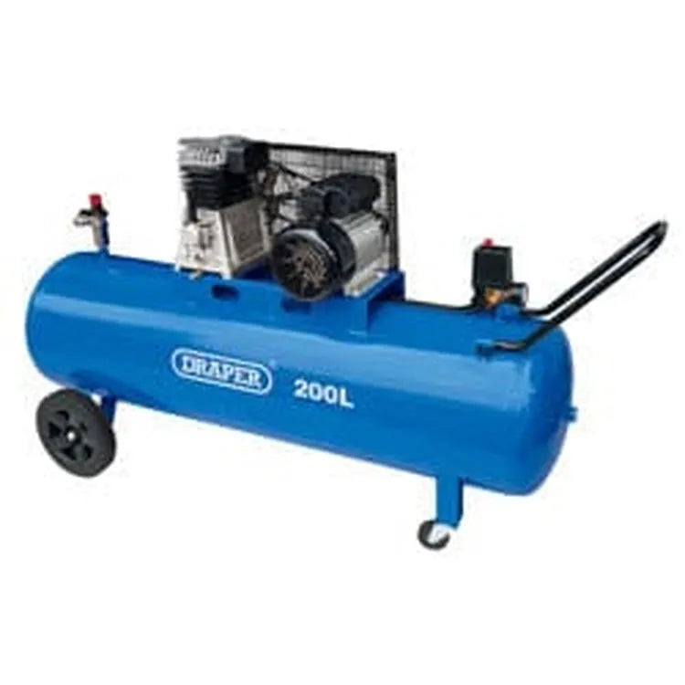 Draper Draper Belt-Driven Air Compressor, 200L, 2.2Kw Dr-55315