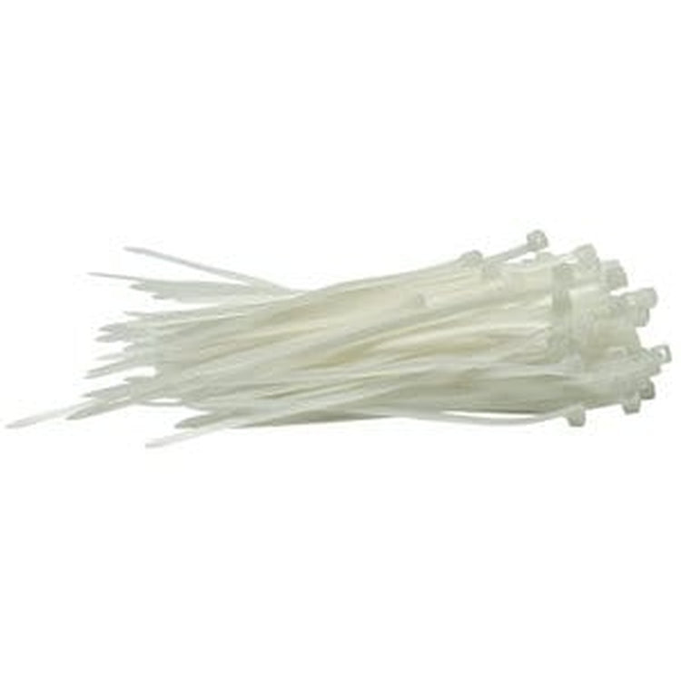 Draper Draper Cable Ties, 2.5 X 100Mm, White (Pack Of 100) Dr-70390