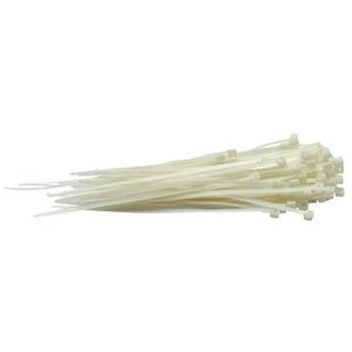 Draper Draper Cable Ties, 3.6 X 150Mm, White (Pack Of 100) Dr-70392