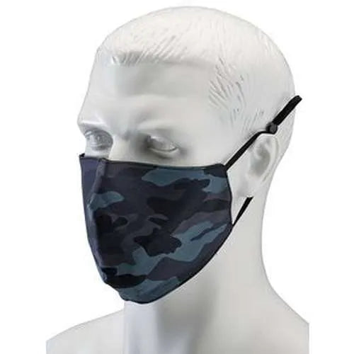 Draper Draper Camo Fabric Resuable Face Masks, Blue (Pack Of 2) Dr-94962