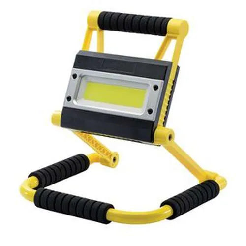 Draper Draper Cob Led Rechargeable Folding Worklight And Power Bank, 20W, 750 - 1,500 Lumens Dr-99707