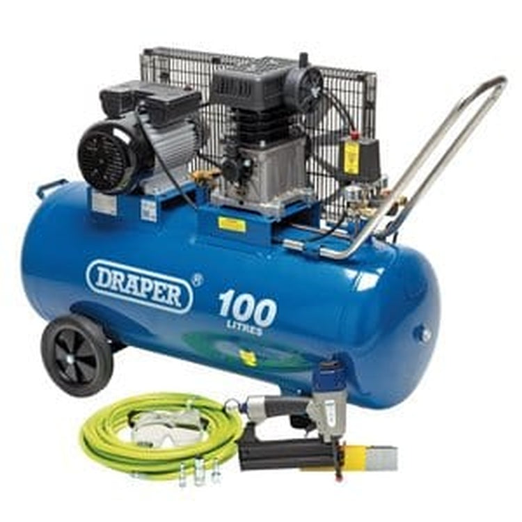 Draper Draper Compressor And Air Nailer Kit Dr-24037