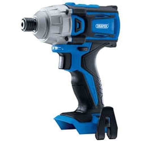 Draper Draper D20 20V Brushless Impact Driver, 1/4" Hex., 180Nm (Sold Bare) 55375