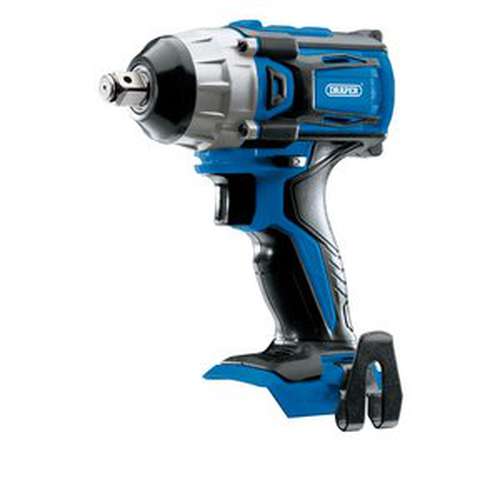 Draper Draper D20 20V Brushless Impact Wrench, 1/2" Sq. Dr., 250Nm (Sold Bare) Dr-86928