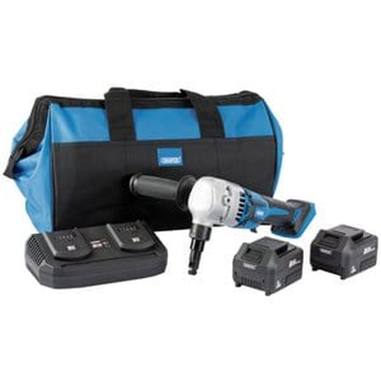 Draper Draper D20 20V Brushless Nibbler Kit (+2 X 3Ah Batteries, Twin Charger And Bag) Dr-99736