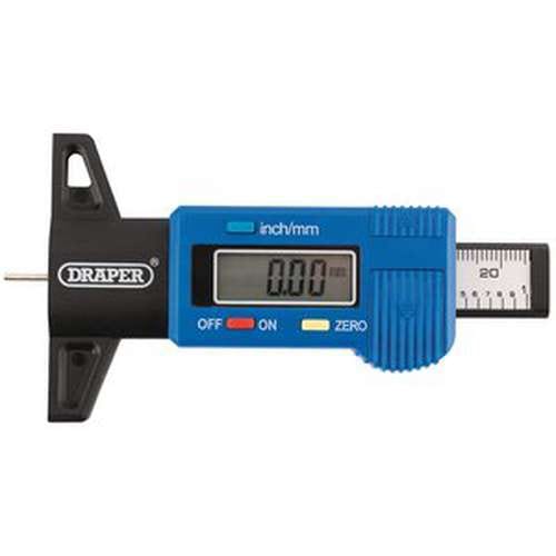 Draper Draper Digital Tyre Tread Depth Gauge Dr-92224