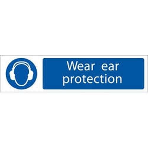 Draper Draper Ear Protection' Mandatory Sign Dr-73158