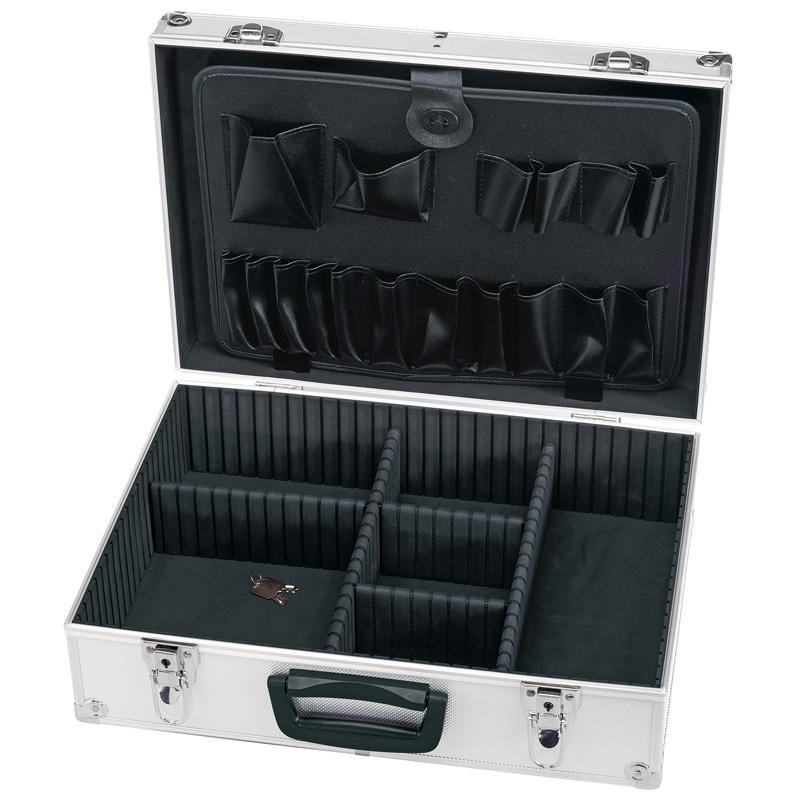 Draper Draper Electricians Engineers Aluminium Tool Case Adjustable Internal Dividers