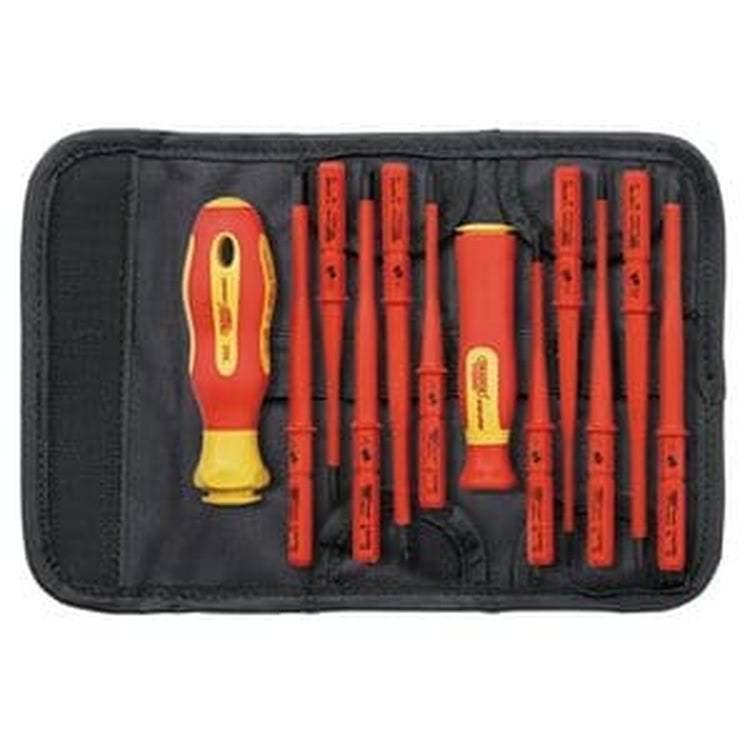 Draper Draper Ergo Plus Extra Slim Interchangeable Vde Screwdriver Set (12 Piece) Dr-70867