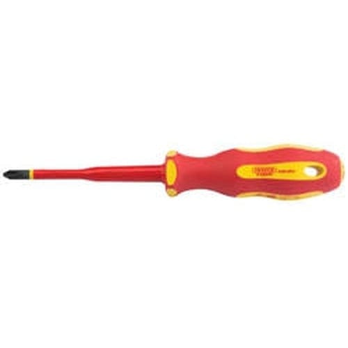 Draper Draper Ergo Plus Slimline Cross Slot Vde Screwdriver, No.2 X 100Mm Dr-02164