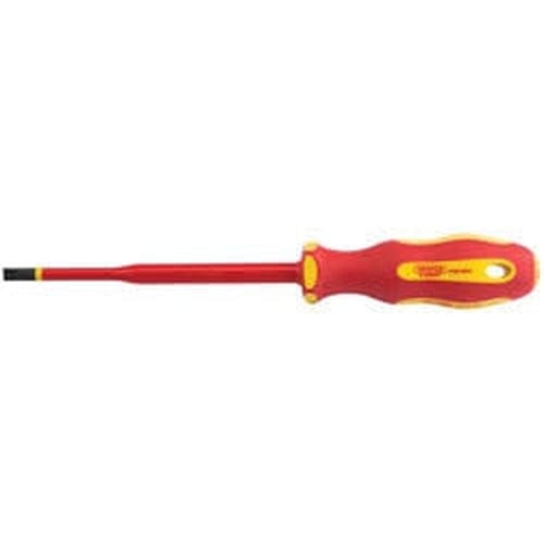 Draper Draper Ergo Plus Slimline Plain Slot Vde Screwdriver, 5.5 X 125Mm Dr-02161