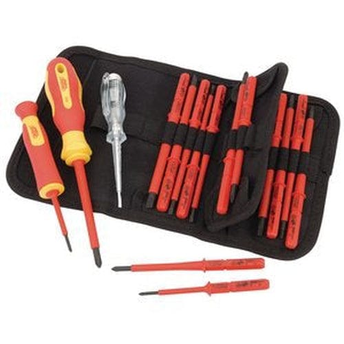 Draper Draper Ergo-Plus Vde Approved Fully Insulated Interchangeable Blade Screwdriver Set (18 Piece) Dr-05776