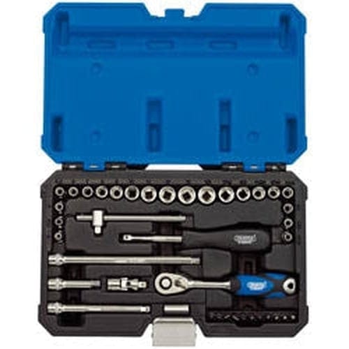 Draper Draper Expert Combined Mm/Af Socket Set, 1/4" Sq. Dr. (40 Piece) Dr-16445