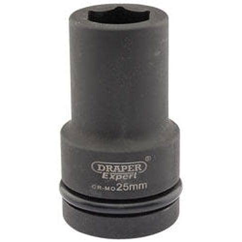 Draper Draper Expert Hi-Torq 6 Point Deep Impact Socket, 1" Sq. Dr., 25Mm Dr-05140