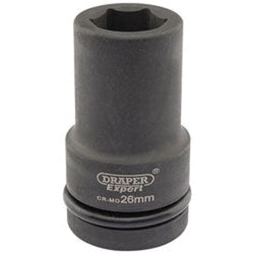 Draper Draper Expert Hi-Torq 6 Point Deep Impact Socket, 1" Sq. Dr., 26Mm Dr-05141