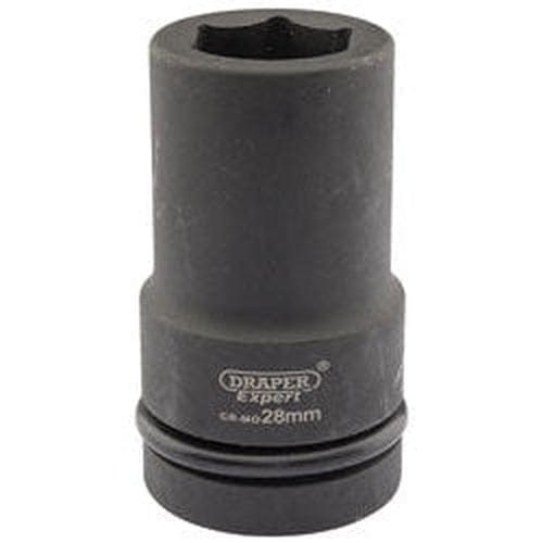 Draper Draper Expert Hi-Torq 6 Point Deep Impact Socket, 1" Sq. Dr., 28Mm Dr-05143