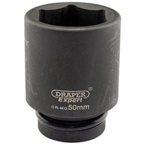 Draper Draper Expert Hi-Torq 6 Point Deep Impact Socket, 1" Sq. Dr., 50Mm Dr-05155