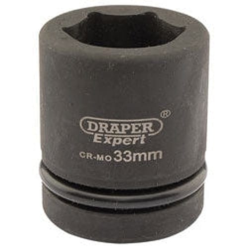 Draper Draper Expert Hi-Torq 6 Point Impact Socket, 1" Sq. Dr., 33Mm Dr-05113