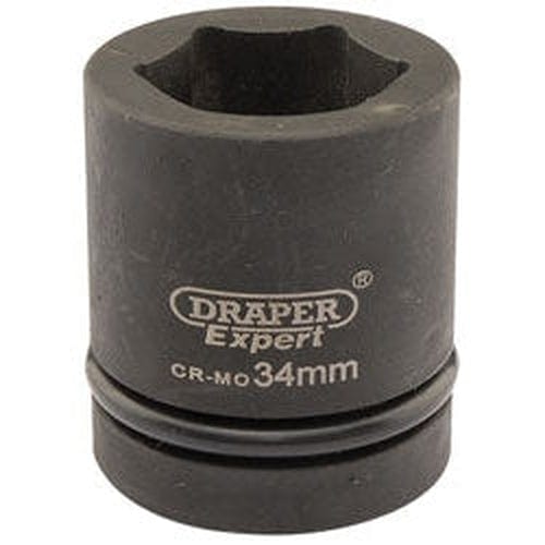 Draper Draper Expert Hi-Torq 6 Point Impact Socket, 1" Sq. Dr., 34Mm Dr-05114