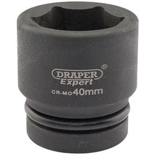 Draper Draper Expert Hi-Torq 6 Point Impact Socket, 1" Sq. Dr., 40Mm Dr-05120