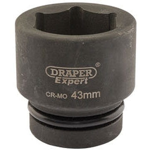 Draper Draper Expert Hi-Torq 6 Point Impact Socket, 1" Sq. Dr., 43Mm Dr-05123