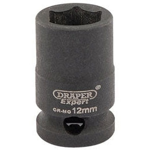 Draper Draper Expert Hi-Torq 6 Point Impact Socket, 3/8" Sq. Dr., 12Mm Dr-06871