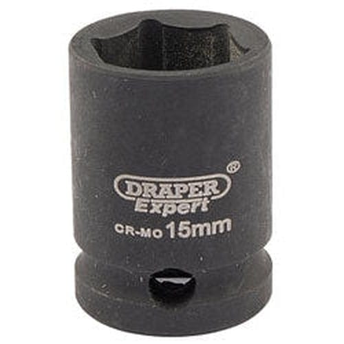 Draper Draper Expert Hi-Torq 6 Point Impact Socket, 3/8" Sq. Dr., 15Mm Dr-06875