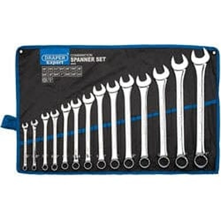 Draper Draper Expert Hi-Torq Imperial Combination Spanner Set (14 Piece) Dr-29548