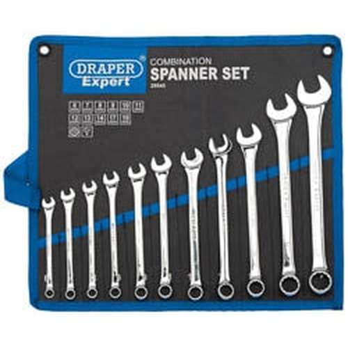 Draper Draper Expert Hi-Torq Metric Combination Spanner Set (11 Piece) Dr-29545