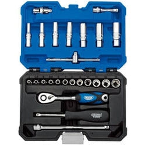 Draper Draper Expert Metric Socket Set, 1/4" Sq. Dr. (25 Piece) Dr-16443