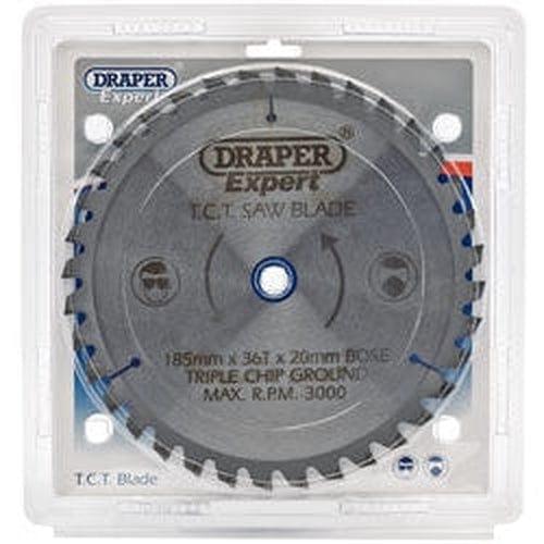 Draper Draper Expert Tct Saw Blade, 185 X 20Mm, 36T Dr-03637