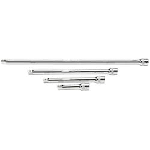 Draper Draper Extension Bar Set, 1/4" Sq. Dr., Polished Chrome (4 Piece) Dr-16765