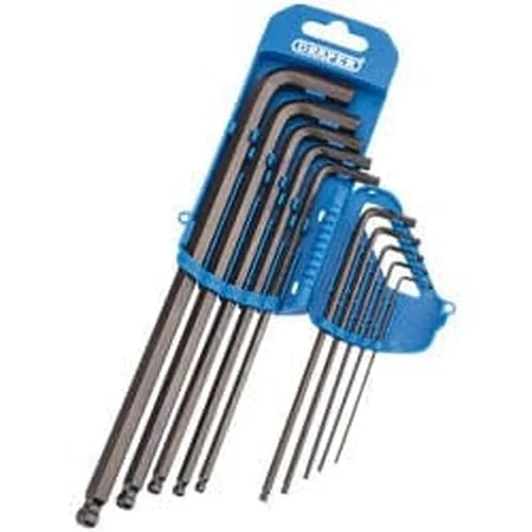 Draper Draper Extra Long Imperial Hex. And Ball End Hex. Key Set (10 Piece) Dr-33723