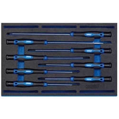 Draper Draper Extra Long Precision Screwdriver Set In 1/4 Drawer Eva Insert Tray (8 Piece) Dr-63399