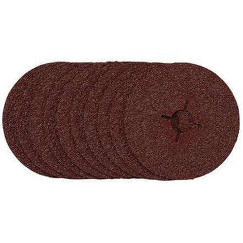 Draper Draper Fibre Sanding Discs, 115Mm, 24 Grit, (Pack Of 10) Dr-68376