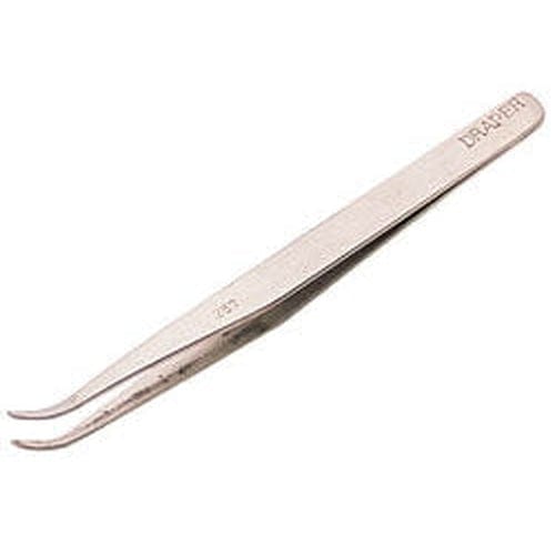 Draper Draper Fine Point Curved Tweezers, 120Mm Dr-19672