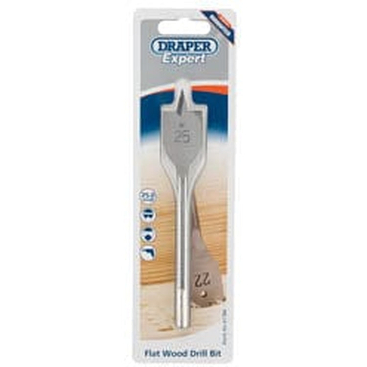 Draper Draper Flat Wood Bit, 25Mm Dr-41784