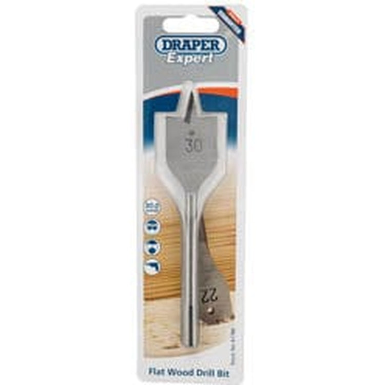 Draper Draper Flat Wood Bit, 30Mm Dr-41786