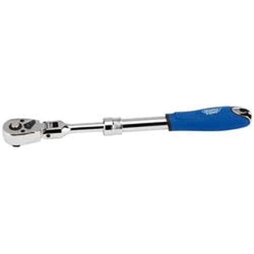 Draper Draper Flexible Head Extending Reversible Ratchet, 3/8" Sq. Dr., 72 Tooth Dr-26810