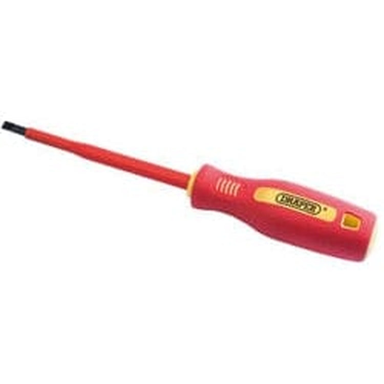 Draper Draper Fully Insulated Plain Slot Screwdriver, 5.5 X 125Mm Dr-46518