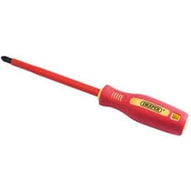 Draper Draper Fully Insulated Soft Grip Pz Type Screwdriver, No.3 X 250Mm Dr-46535