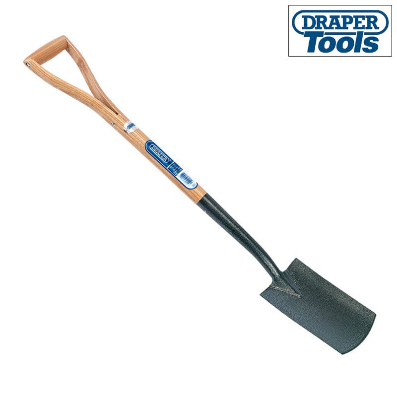 Draper DRAPER GARDENERS CARBON STEEL GARDEN BORDER SPADE ASH HANDLE SHOVEL 14305