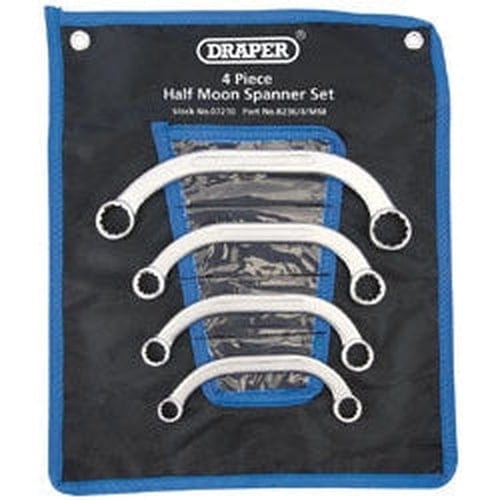 Draper Draper Half Moon Obstruction Ring Spanner Set (4 Piece) Dr-07210