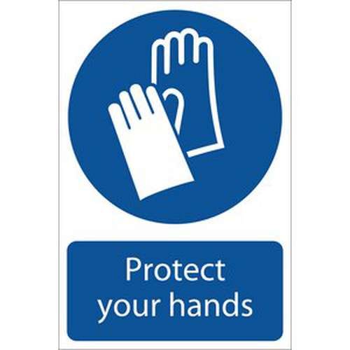 Draper Draper Hand Protection' Mandatory Sign Dr-72104